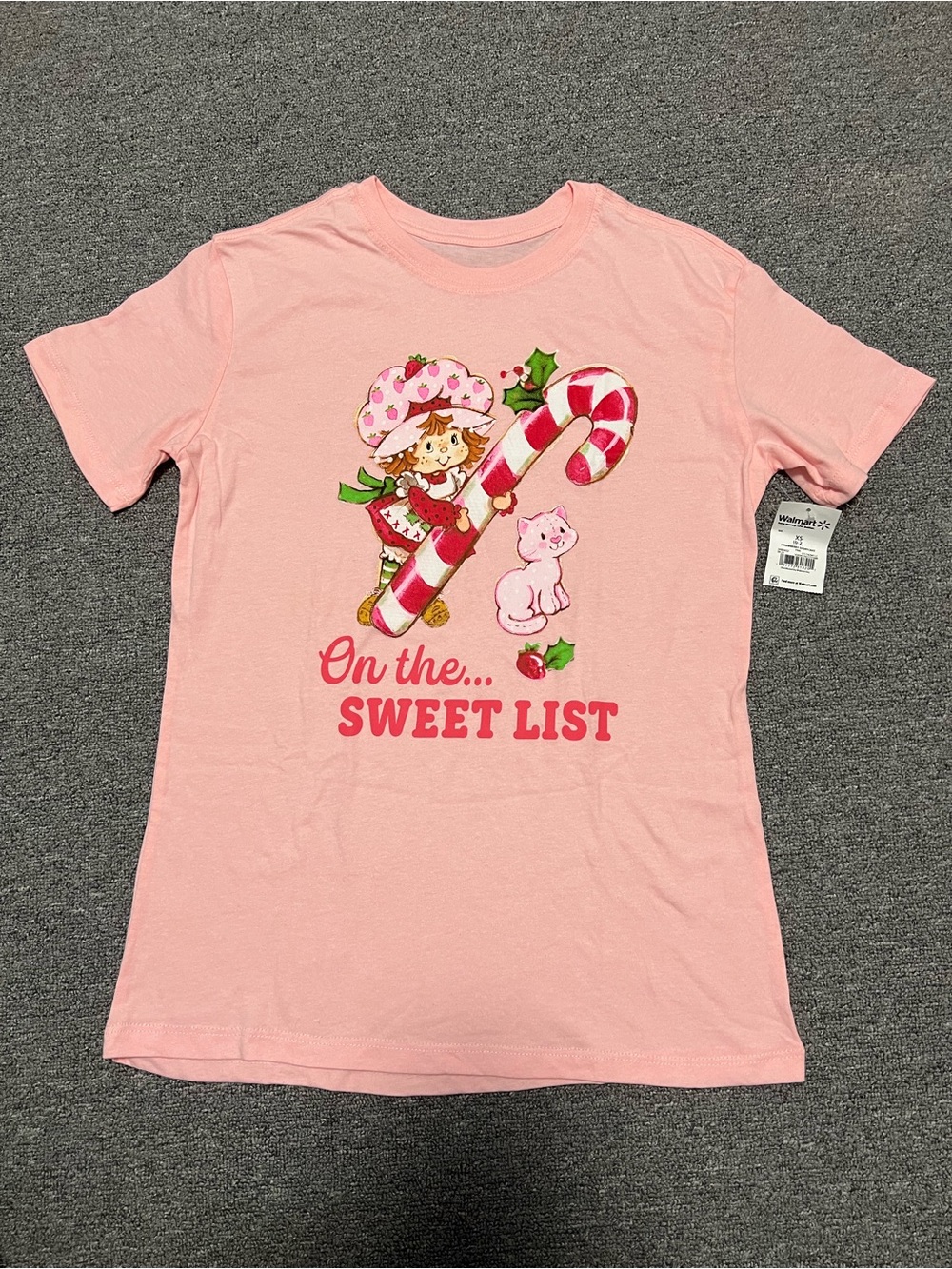 Strawberry shortcake Pink 'On the Sweet List' Short Sleeve Tee Women’s XS